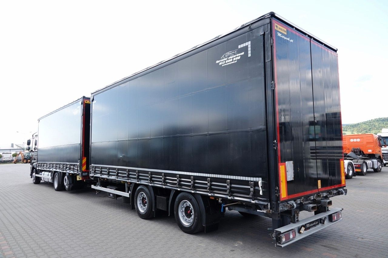 DAF XF 480 / ZESTAW TANDEM / 120 M3 / PRZEJAZDOWY / - Caminhão com lona: foto 2 DAF XF 480 / ZESTAW TANDEM / 120 M3 / PRZEJAZDOWY / - Caminhão com lona: foto 2