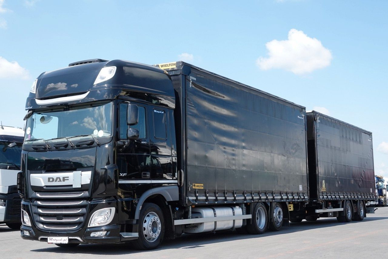 DAF XF 480 / ZESTAW TANDEM / 120 M3 / PRZEJAZDOWY / - Caminhão com lona: foto 4 DAF XF 480 / ZESTAW TANDEM / 120 M3 / PRZEJAZDOWY / - Caminhão com lona: foto 4