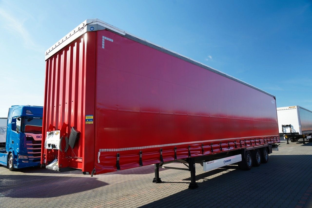 Krone FIRANKA / MEGA / 2018 / OŚ PODNOSZONA / LOW DECK - Semi-reboque de lona: foto 4 Krone FIRANKA / MEGA / 2018 / OŚ PODNOSZONA / LOW DECK - Semi-reboque de lona: foto 4