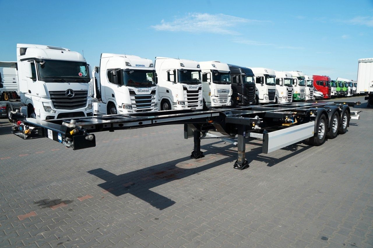 Krone / NACZEPA PODKONTENEROWA / MAŁO UŻYWANA / UNIWER - Semireboque transportador de contêineres/ Caixa móvel: foto 3 Krone / NACZEPA PODKONTENEROWA / MAŁO UŻYWANA / UNIWER - Semireboque transportador de contêineres/ Caixa móvel: foto 3