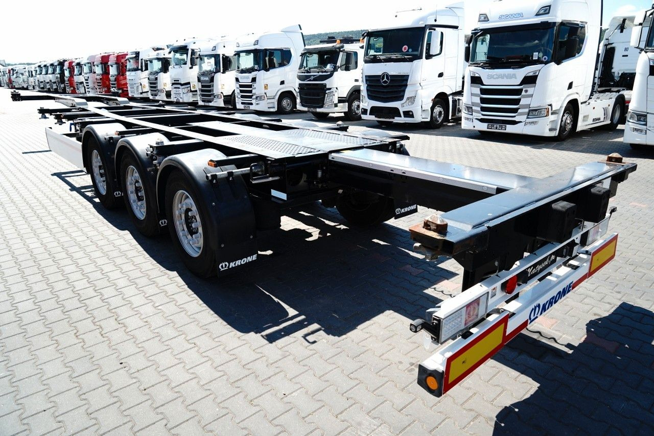 Krone / NACZEPA PODKONTENEROWA / MAŁO UŻYWANA / UNIWER - Semireboque transportador de contêineres/ Caixa móvel: foto 4 Krone / NACZEPA PODKONTENEROWA / MAŁO UŻYWANA / UNIWER - Semireboque transportador de contêineres/ Caixa móvel: foto 4