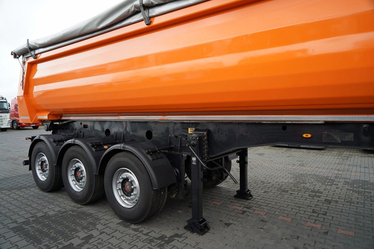 Semireboque basculante Meiller KIPPER  WYWROTKA 26 m3 / STALOWA / RYNNA WANNA: foto 9