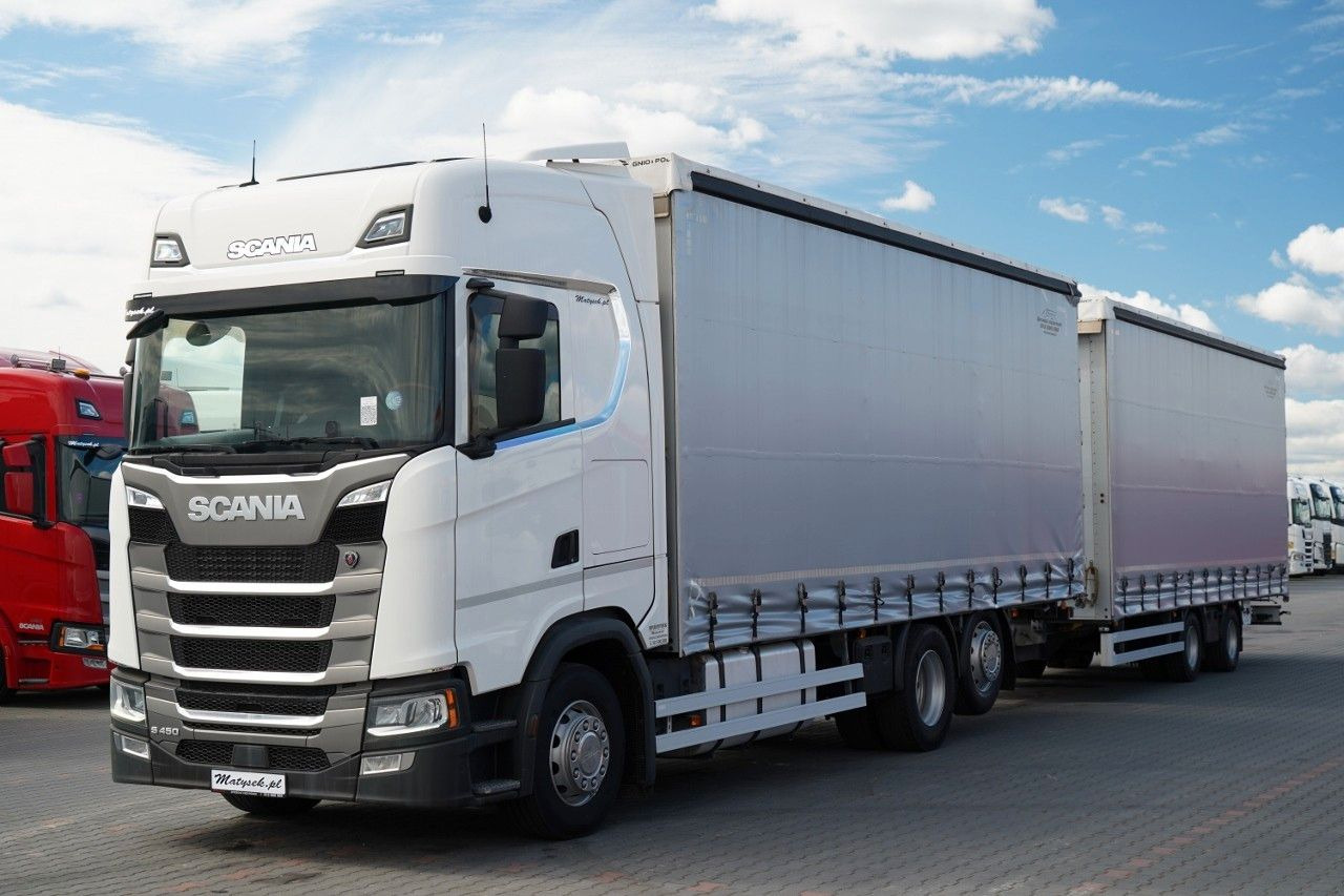Scania S 450 / ZESTAW TANDEM / 120 M3 / I-PARK COOL Scania S 450 / ZESTAW TANDEM / 120 M3 / PO KONTRAKCIE S - Caminhão com lona: foto 4 Scania S 450 / ZESTAW TANDEM / 120 M3 / I-PARK COOL Scania S 450 / ZESTAW TANDEM / 120 M3 / PO KONTRAKCIE S - Caminhão com lona: foto 4