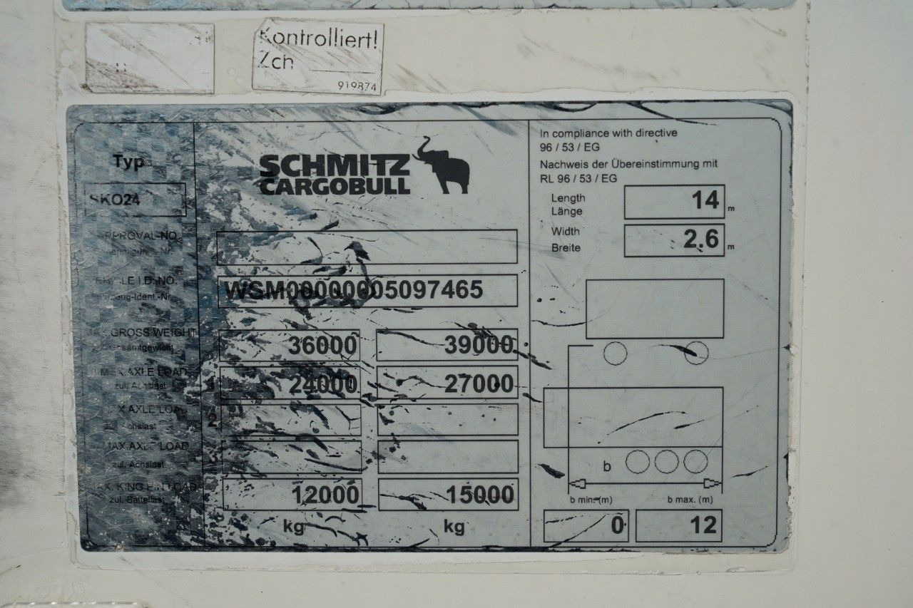 Semireboque frigorífico Schmitz Cargobull / CHŁODNIA / THERMO KING SLX 300 / HAKÓWKA / OŚ: foto 19