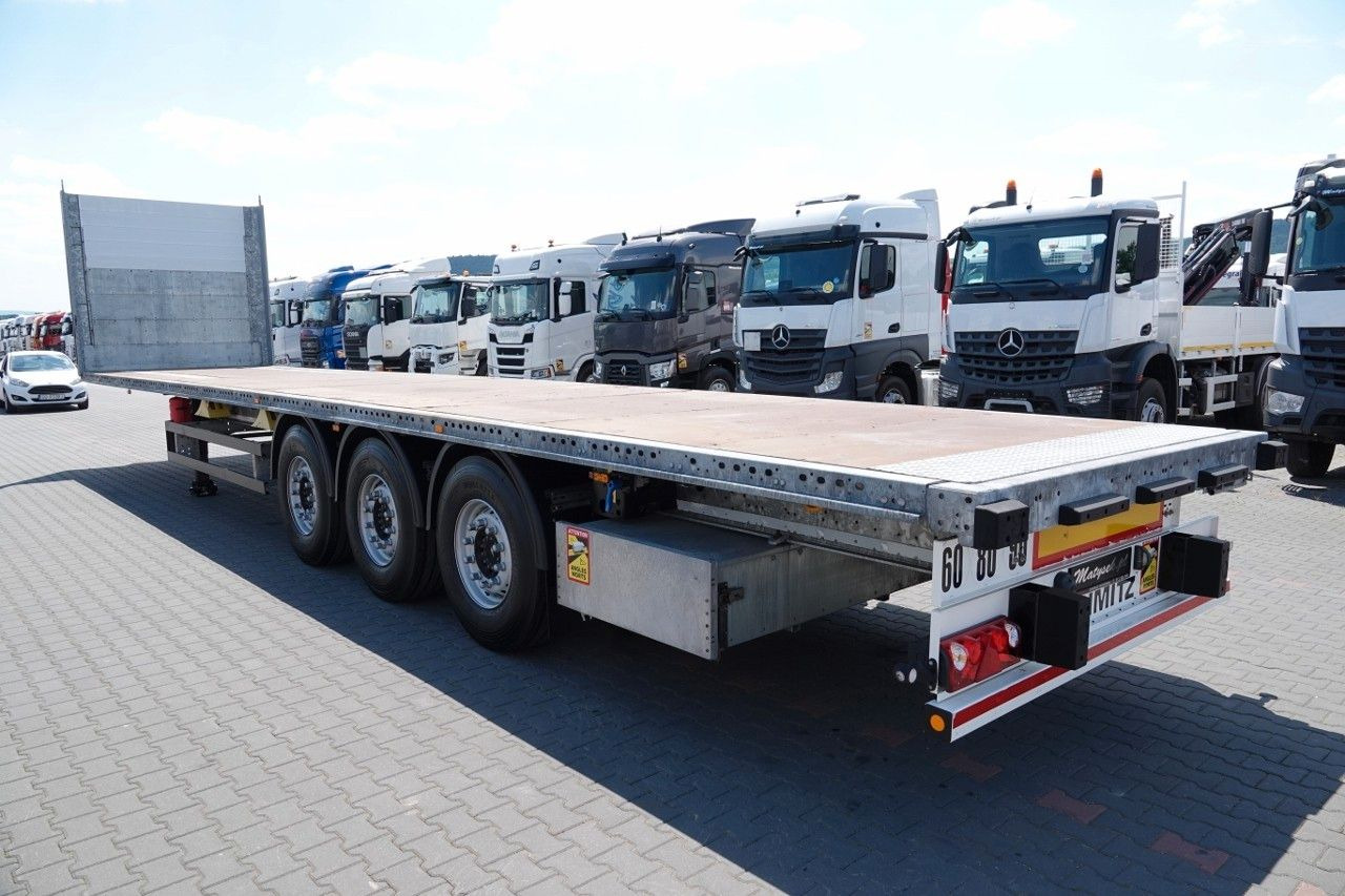 Schmitz Cargobull NACZEPA PLATFORMA / 2019 / OPONY 100% / WAGA: 5 - Semi-reboque plataforma/ Caixa aberta: foto 5 Schmitz Cargobull NACZEPA PLATFORMA / 2019 / OPONY 100% / WAGA: 5 - Semi-reboque plataforma/ Caixa aberta: foto 5