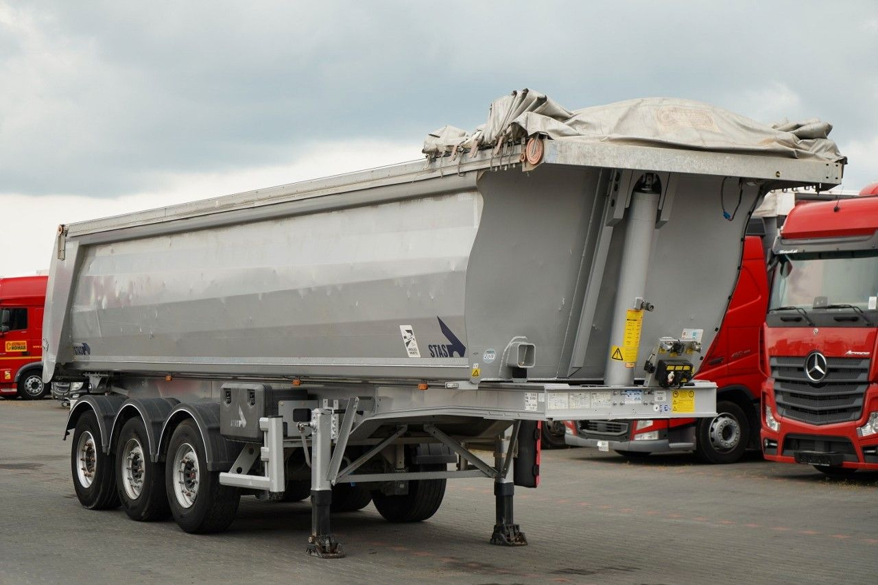 Stas WYWROTKA / 26m3 / ALUMINIOWA / OŚ PONOSZONA / S - Semireboque basculante: foto 1 Stas WYWROTKA / 26m3 / ALUMINIOWA / OŚ PONOSZONA / S - Semireboque basculante: foto 1