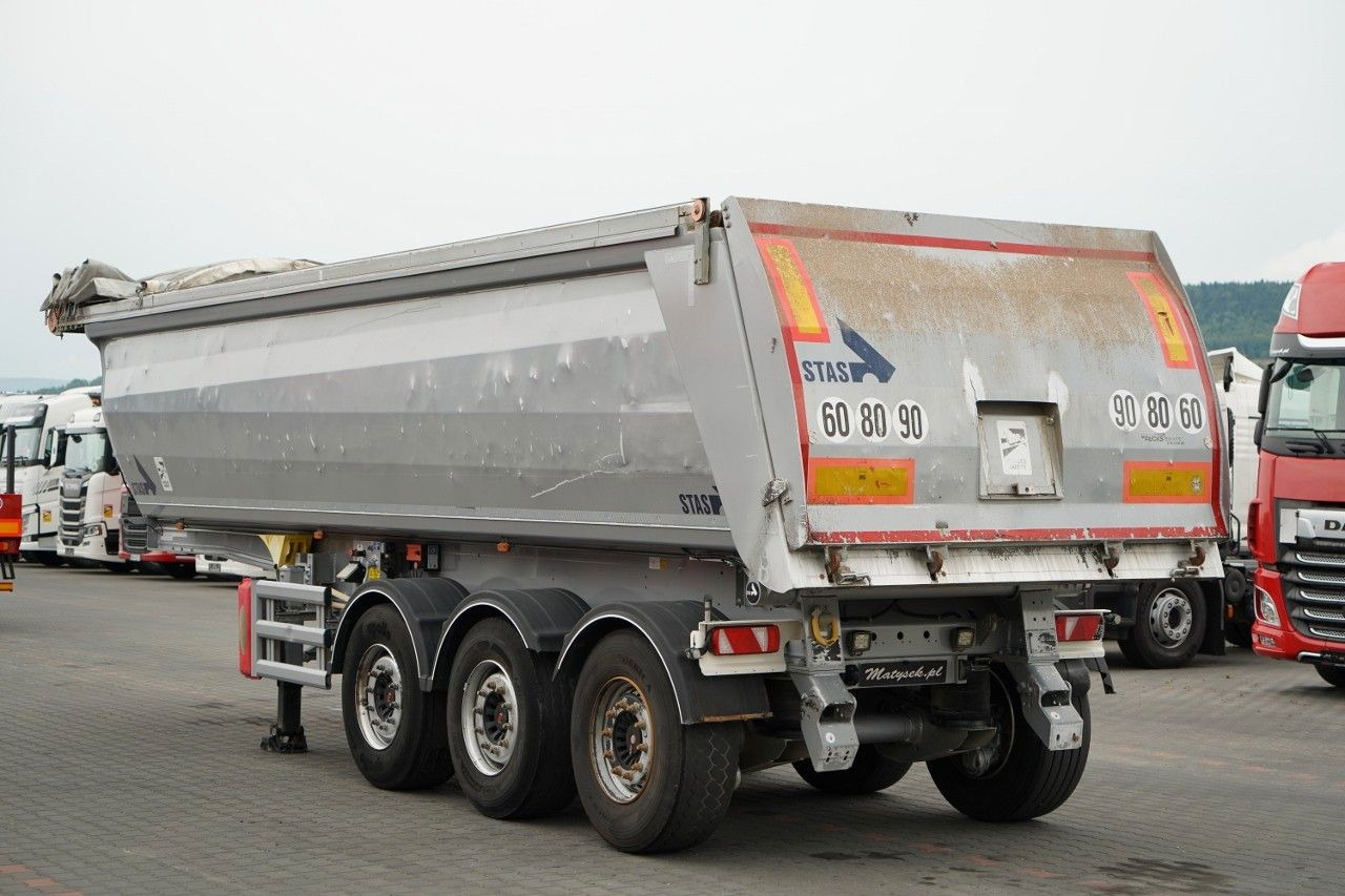 Stas WYWROTKA / 26m3 / ALUMINIOWA / OŚ PONOSZONA / S - Semireboque basculante: foto 3 Stas WYWROTKA / 26m3 / ALUMINIOWA / OŚ PONOSZONA / S - Semireboque basculante: foto 3