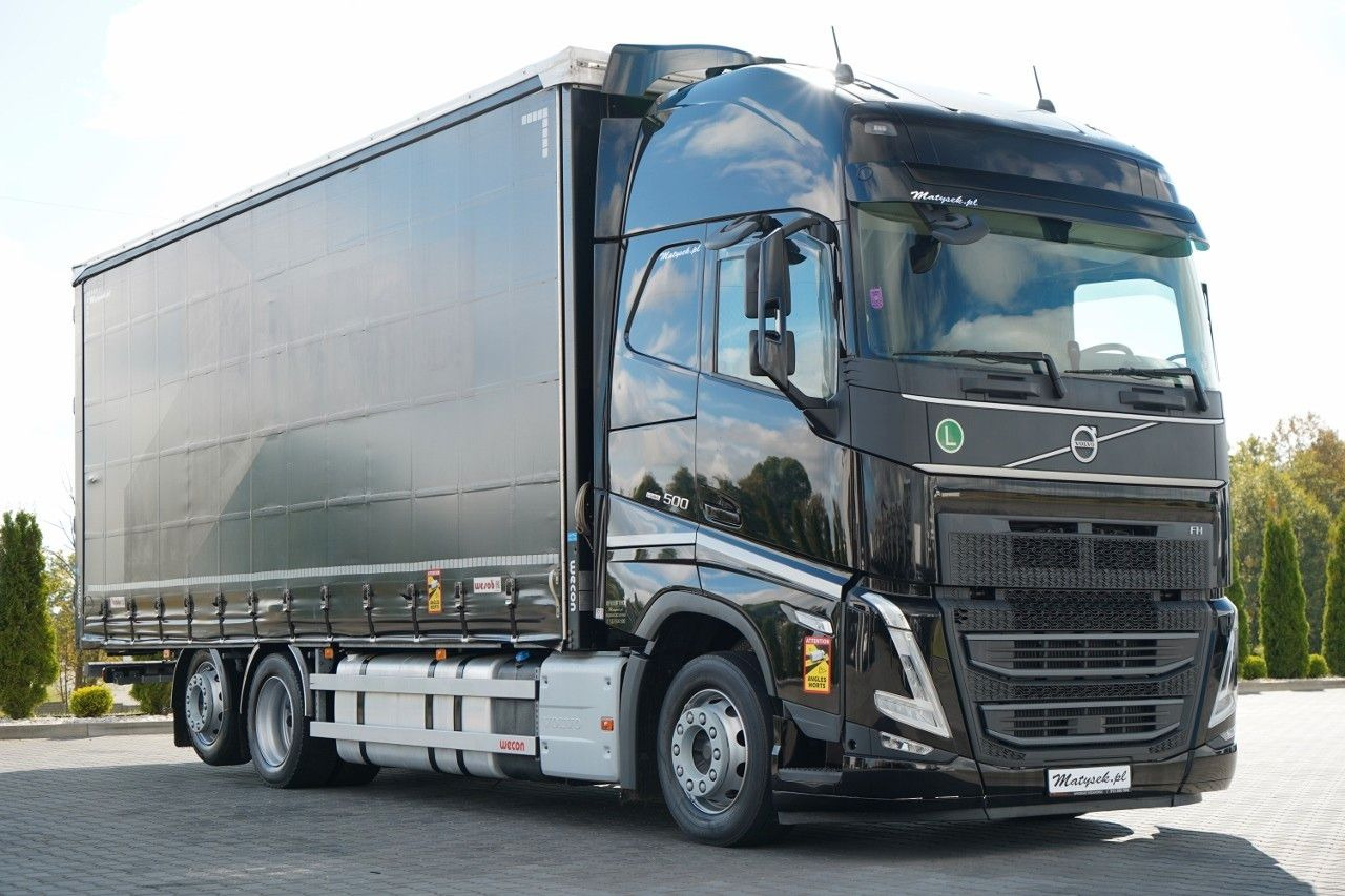 Volvo FH 500 / I-SAVE / TANDEM PRZEJAZDOWY / 2023 / K - Caminhão com lona: foto 1 Volvo FH 500 / I-SAVE / TANDEM PRZEJAZDOWY / 2023 / K - Caminhão com lona: foto 1