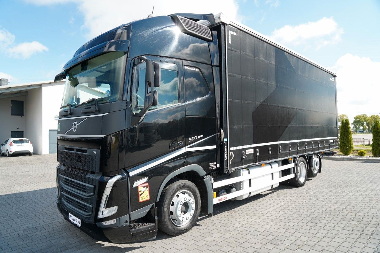 Volvo FH 500 / I-SAVE / TANDEM PRZEJAZDOWY / 2023 / K - Caminhão com lona: foto 4 Volvo FH 500 / I-SAVE / TANDEM PRZEJAZDOWY / 2023 / K - Caminhão com lona: foto 4