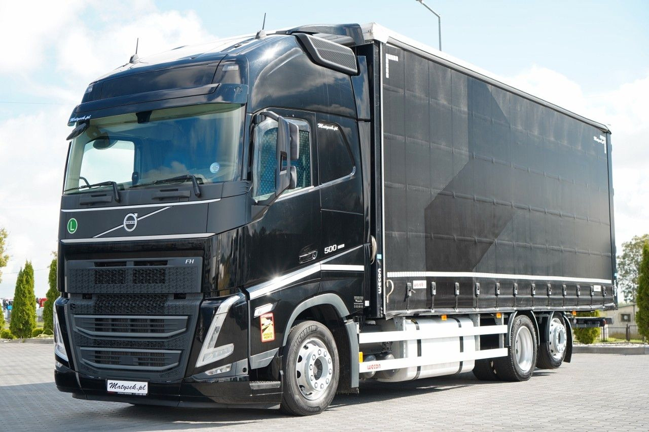 Volvo FH 500 / I-SAVE / TANDEM PRZEJAZDOWY / 2023 / K - Caminhão com lona: foto 3 Volvo FH 500 / I-SAVE / TANDEM PRZEJAZDOWY / 2023 / K - Caminhão com lona: foto 3
