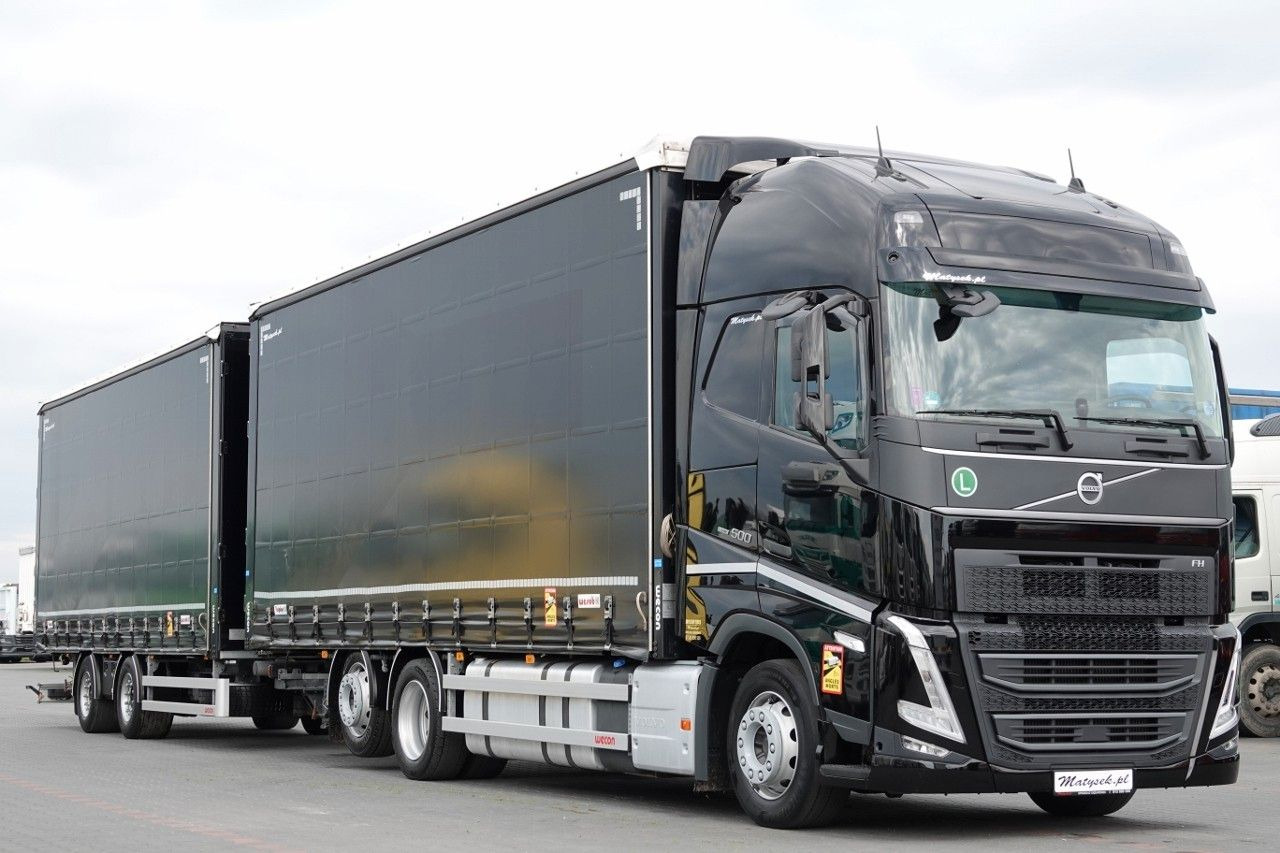 Volvo FH 500 / I-SAVE / XL / ZESTAW TANDEM PRZEJAZDOWY - Caminhão com lona: foto 5 Volvo FH 500 / I-SAVE / XL / ZESTAW TANDEM PRZEJAZDOWY - Caminhão com lona: foto 5