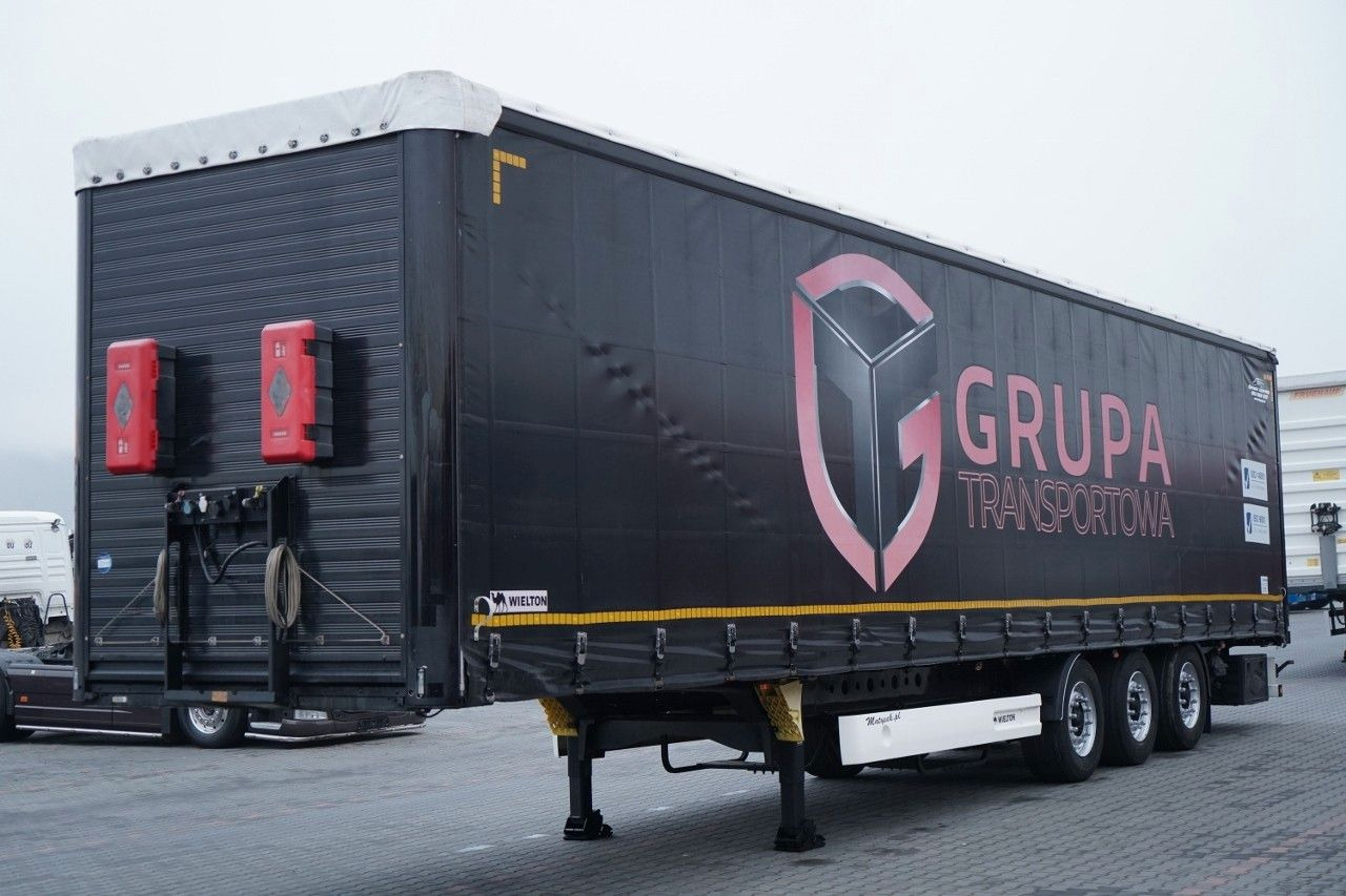 Wielton FIRANKA / VARIOS / 2x OŚ PODNOSZONA / - Semi-reboque de lona: foto 1 Wielton FIRANKA / VARIOS / 2x OŚ PODNOSZONA / - Semi-reboque de lona: foto 1