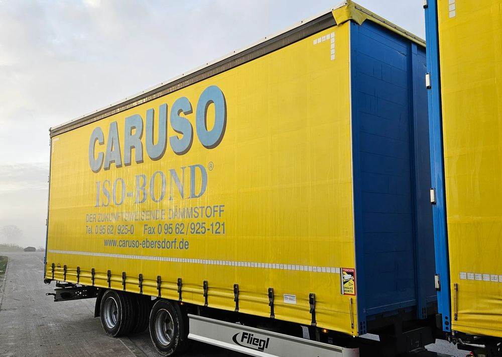 Fliegl PRZYCZEPA CIĘŻAROWA / 60m3 / 2 SZT IDENTYCZNE / NOWE PLANDEKI W CENIE / 3M WYSOKA / TANDEM / 2 OSIE / 19 PALET / DOLNY SPRZĘG / 18 TON DMC / 13 TON ŁADOWNOŚĆ - Reboque de lona: foto 2 Fliegl PRZYCZEPA CIĘŻAROWA / 60m3 / 2 SZT IDENTYCZNE / NOWE PLANDEKI W CENIE / 3M WYSOKA / TANDEM / 2 OSIE / 19 PALET / DOLNY SPRZĘG / 18 TON DMC / 13 TON ŁADOWNOŚĆ - Reboque de lona: foto 2