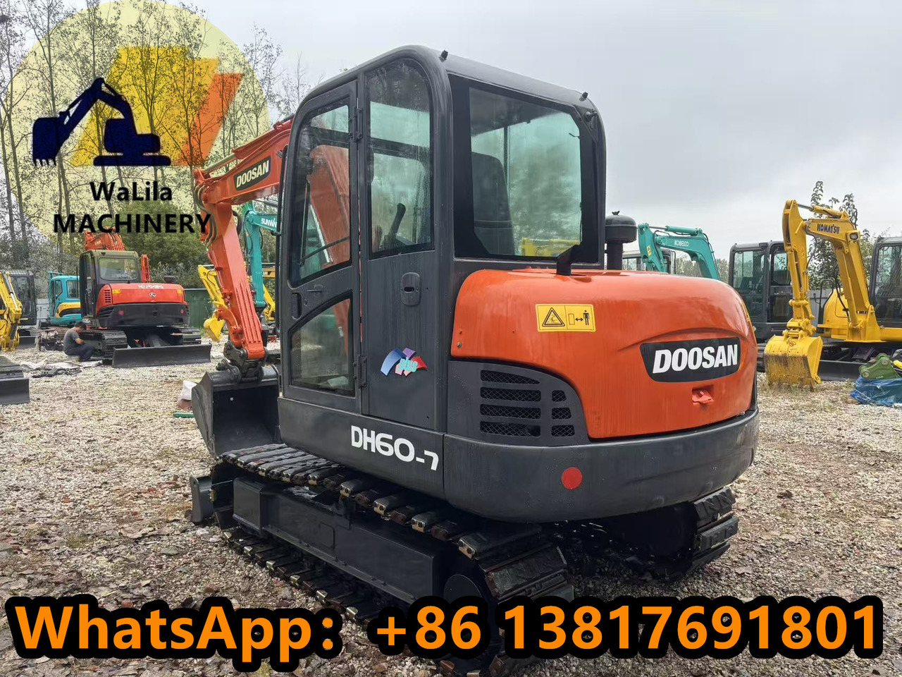 DOOSAN DH60 - Mini escavadeira: foto 3 DOOSAN DH60 - Mini escavadeira: foto 3