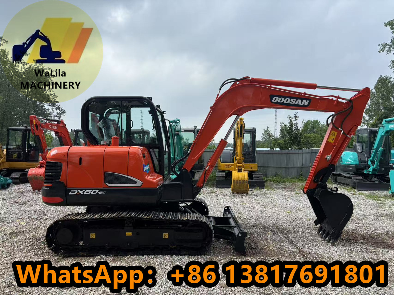 DOOSAN DX60-9 - Mini escavadeira: foto 1 DOOSAN DX60-9 - Mini escavadeira: foto 1