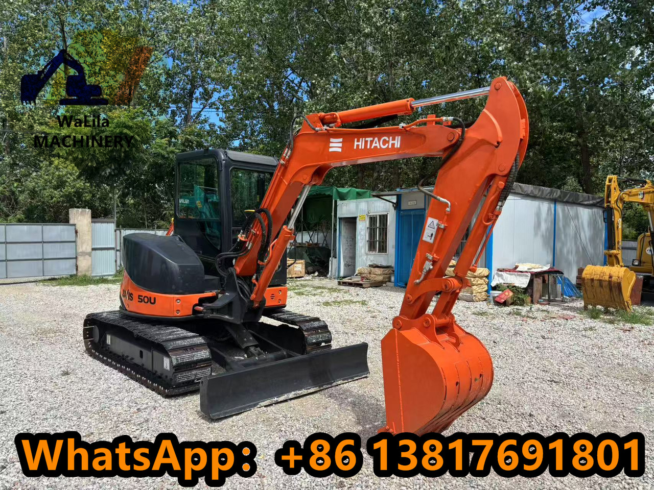 Mini escavadeira HITACHI ZX50US: foto 11