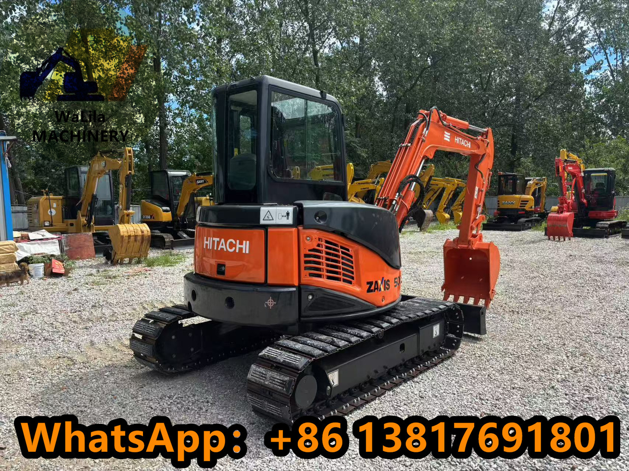 Mini escavadeira HITACHI ZX50US: foto 7