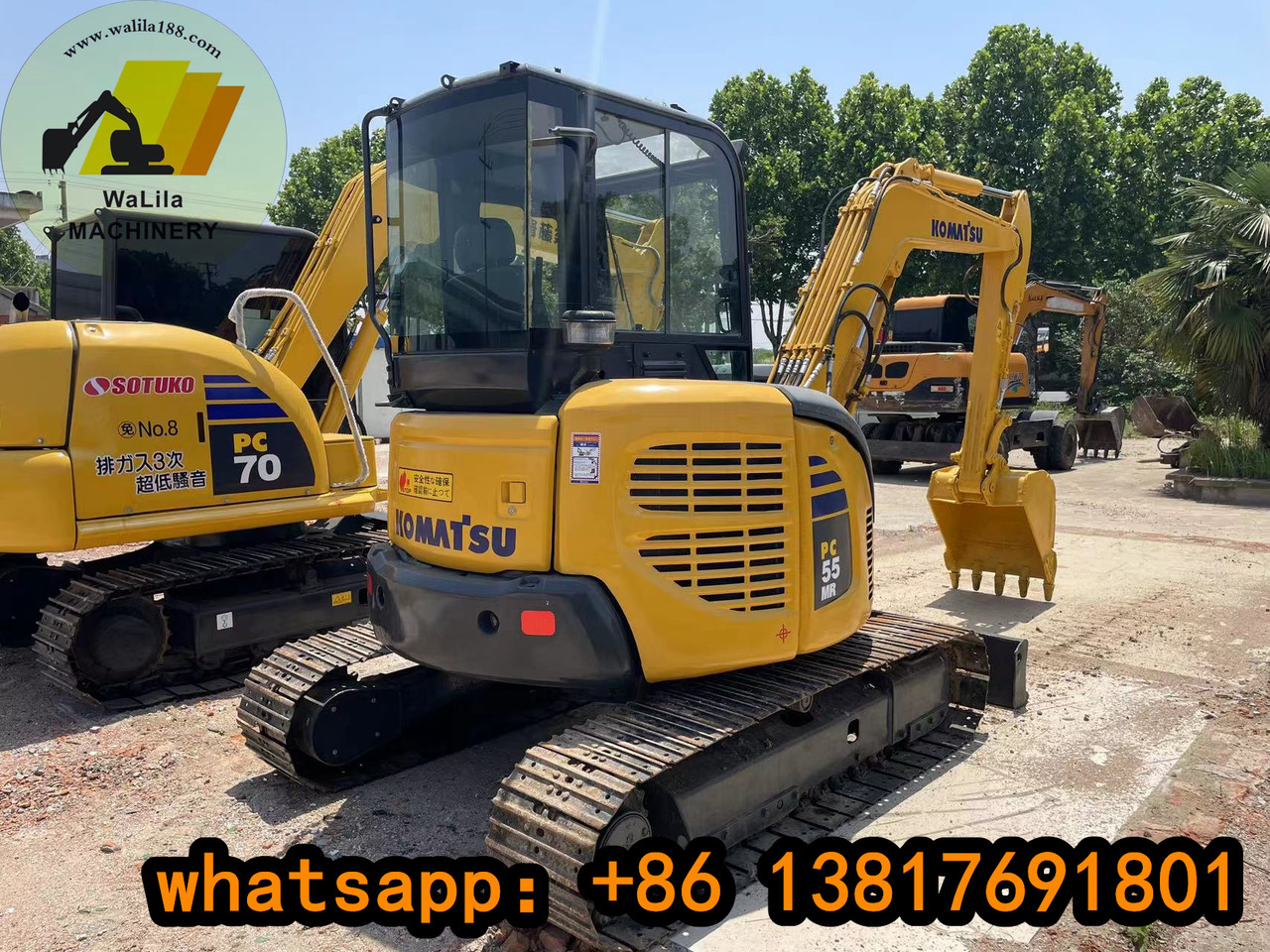 KOMATSU PC 55 MR-3 - Mini escavadeira: foto 3 KOMATSU PC 55 MR-3 - Mini escavadeira: foto 3