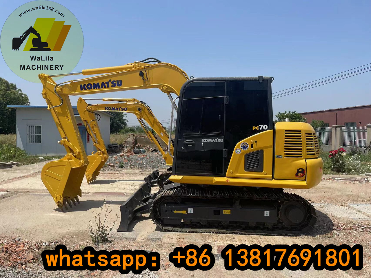 KOMATSU PC 70-8 - Mini escavadeira: foto 1 KOMATSU PC 70-8 - Mini escavadeira: foto 1