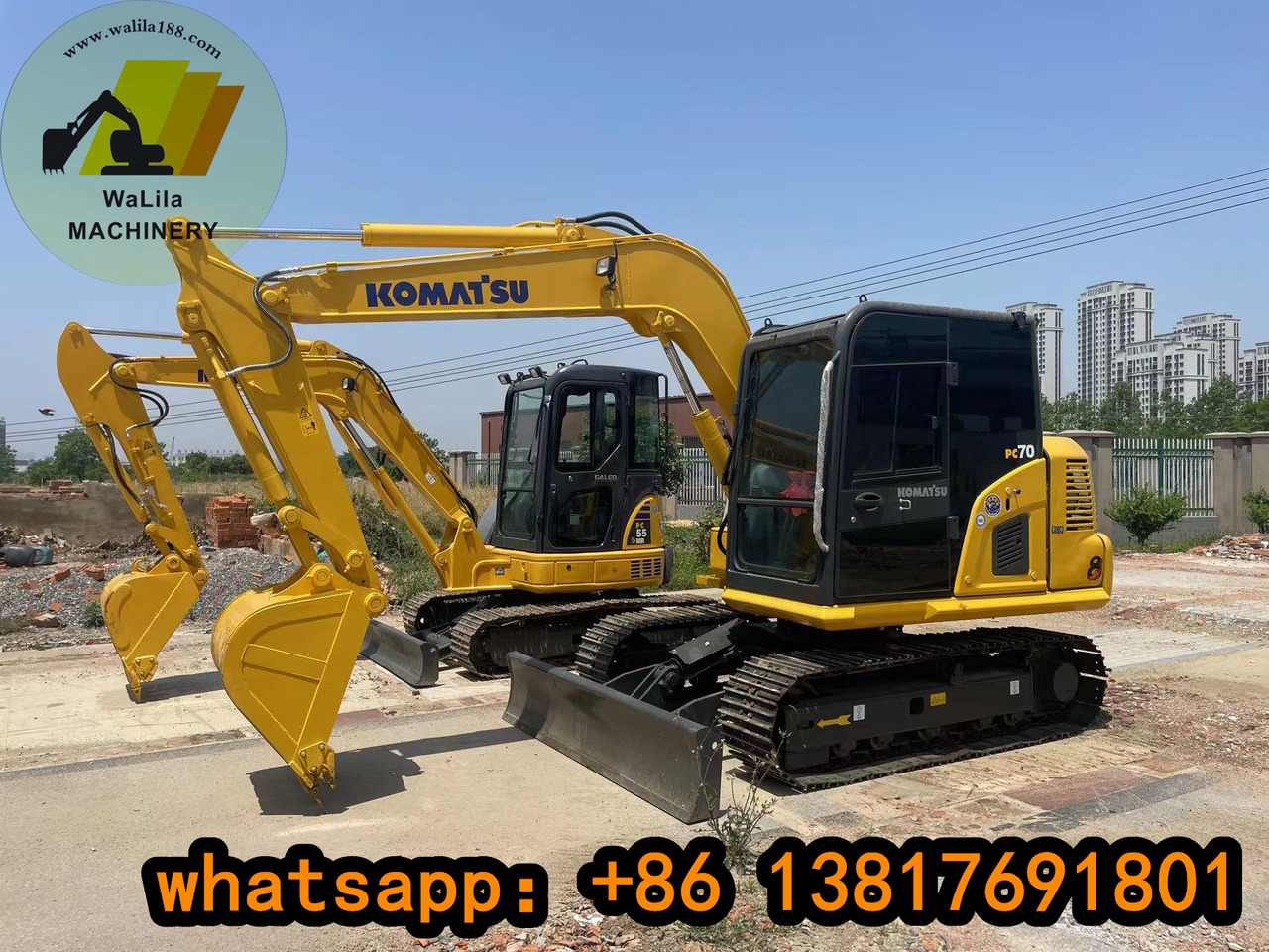 Mini escavadeira KOMATSU PC70-8: foto 9