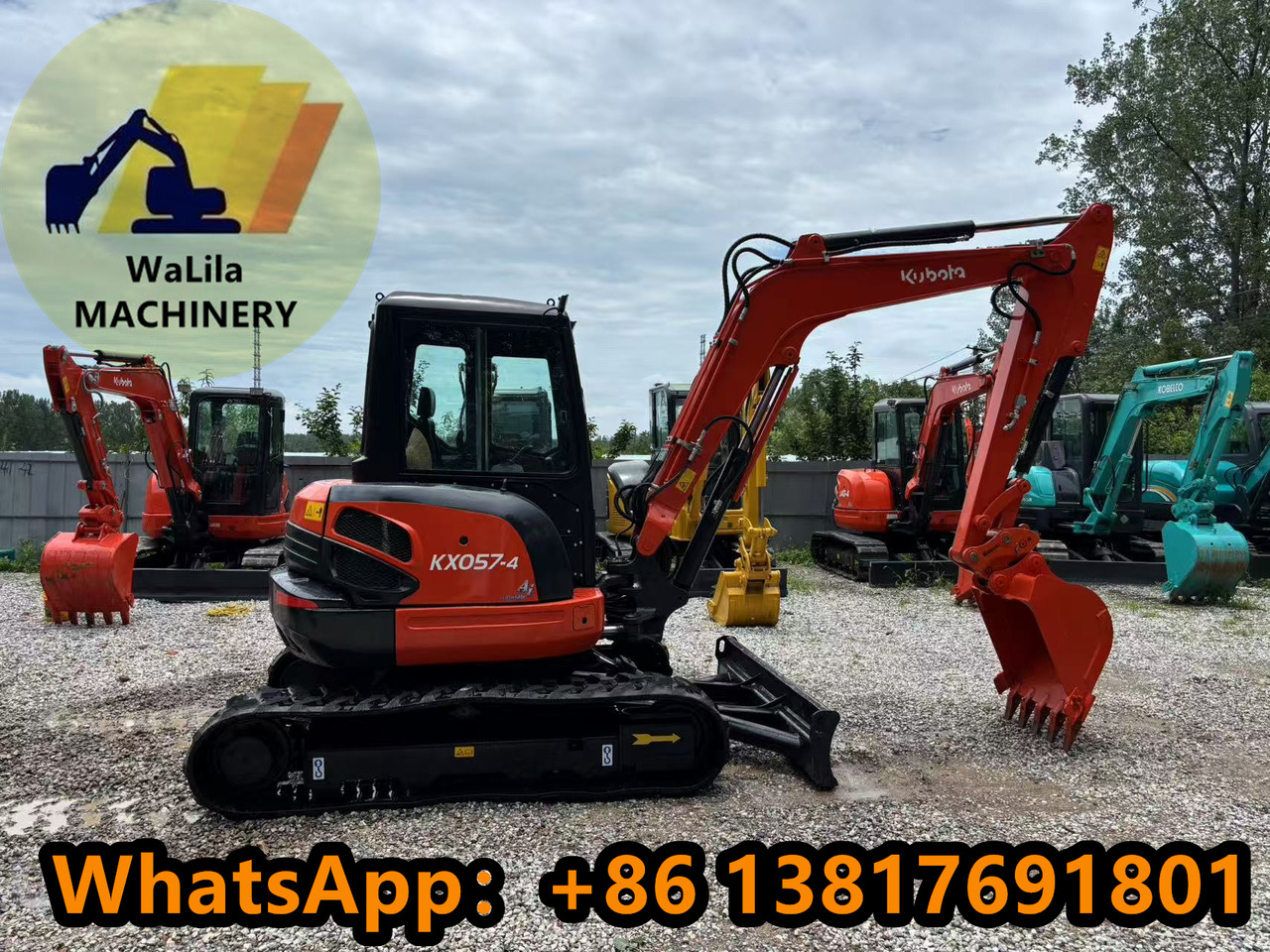 KUBOTA KX057-4 - Mini escavadeira: foto 1 KUBOTA KX057-4 - Mini escavadeira: foto 1