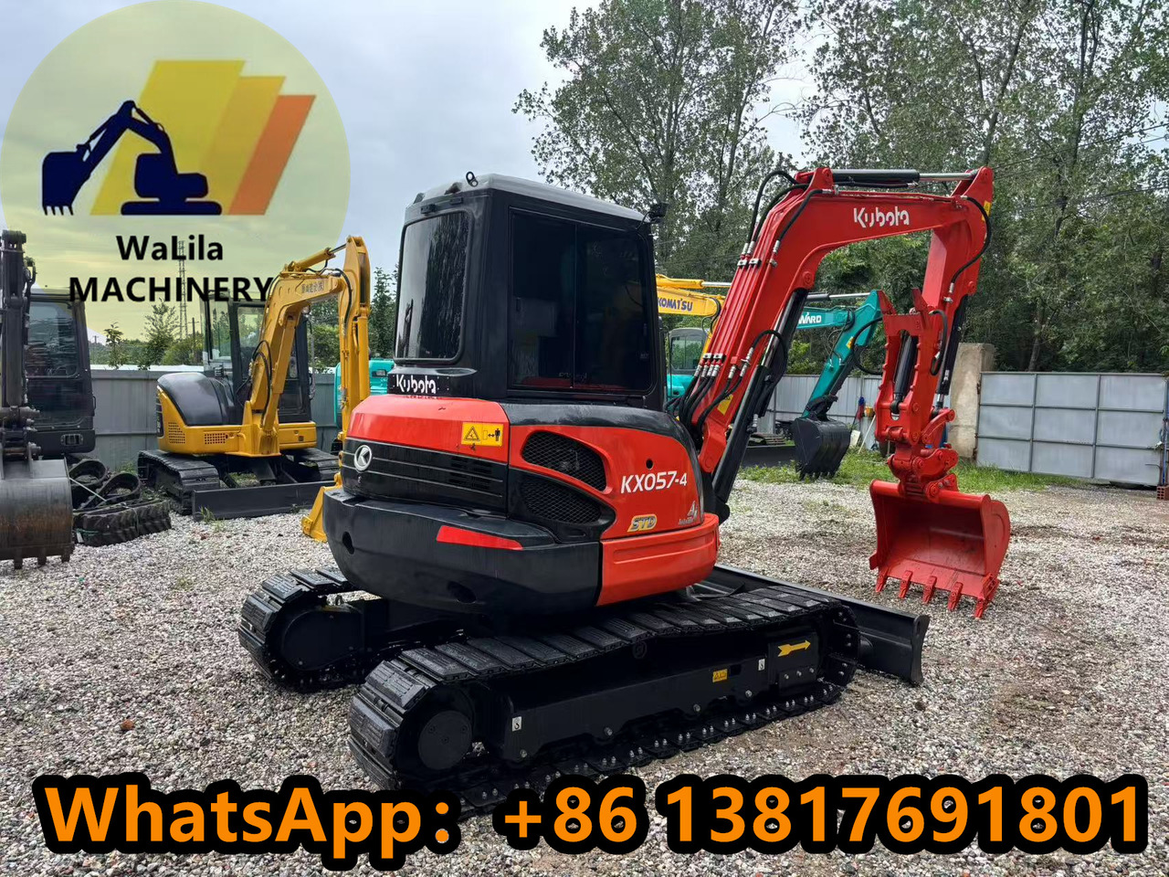 KUBOTA KX057 - Mini escavadeira: foto 2 KUBOTA KX057 - Mini escavadeira: foto 2