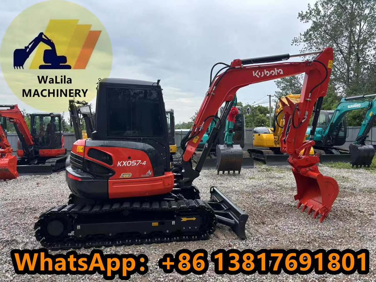 KUBOTA KX057 - Mini escavadeira: foto 1 KUBOTA KX057 - Mini escavadeira: foto 1