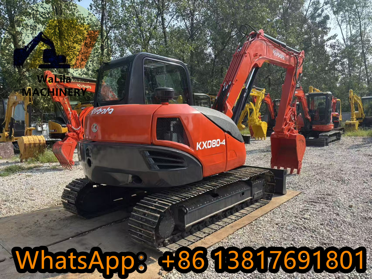 KUBOTA KX080-4 - Mini escavadeira: foto 5 KUBOTA KX080-4 - Mini escavadeira: foto 5