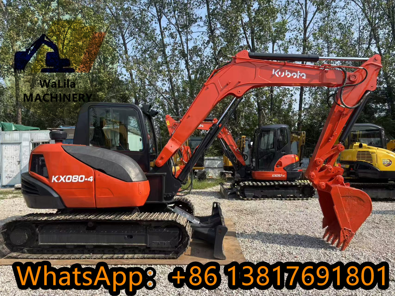 KUBOTA KX080 - Mini escavadeira: foto 5 KUBOTA KX080 - Mini escavadeira: foto 5