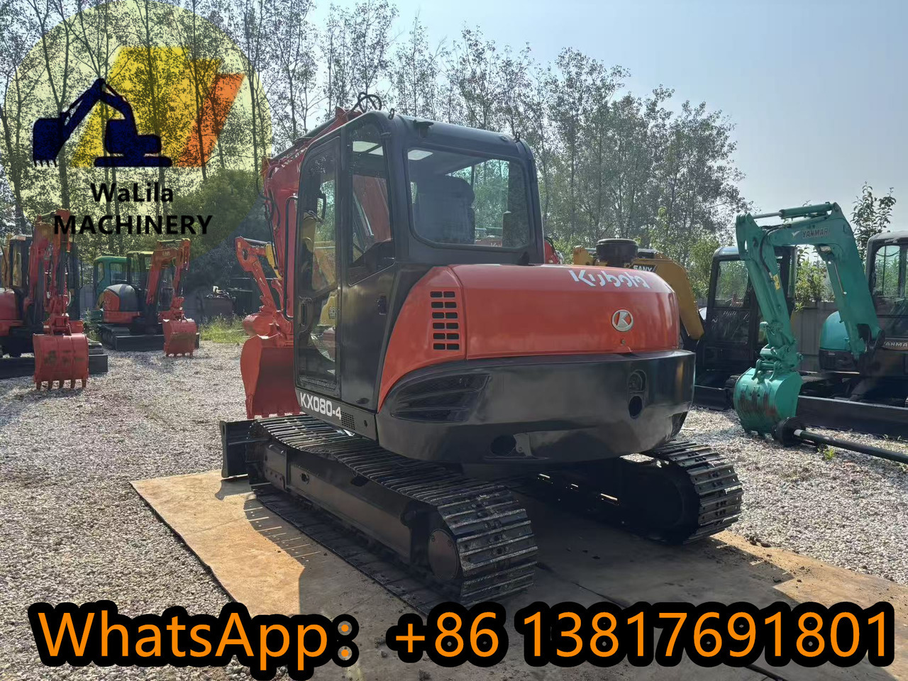 KUBOTA KX080 - Mini escavadeira: foto 3 KUBOTA KX080 - Mini escavadeira: foto 3