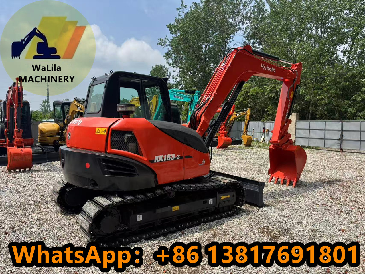 KUBOTA KX183 - Mini escavadeira: foto 5 KUBOTA KX183 - Mini escavadeira: foto 5