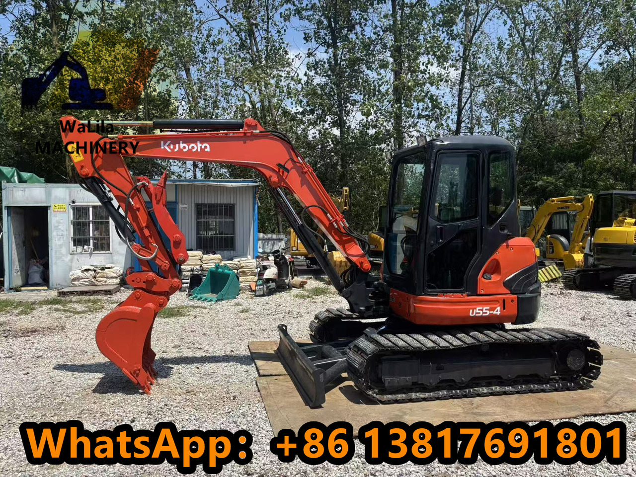 KUBOTA Kubota KX163 KX057 rubber crawler excavator - Mini escavadeira: foto 1 KUBOTA Kubota KX163 KX057 rubber crawler excavator - Mini escavadeira: foto 1