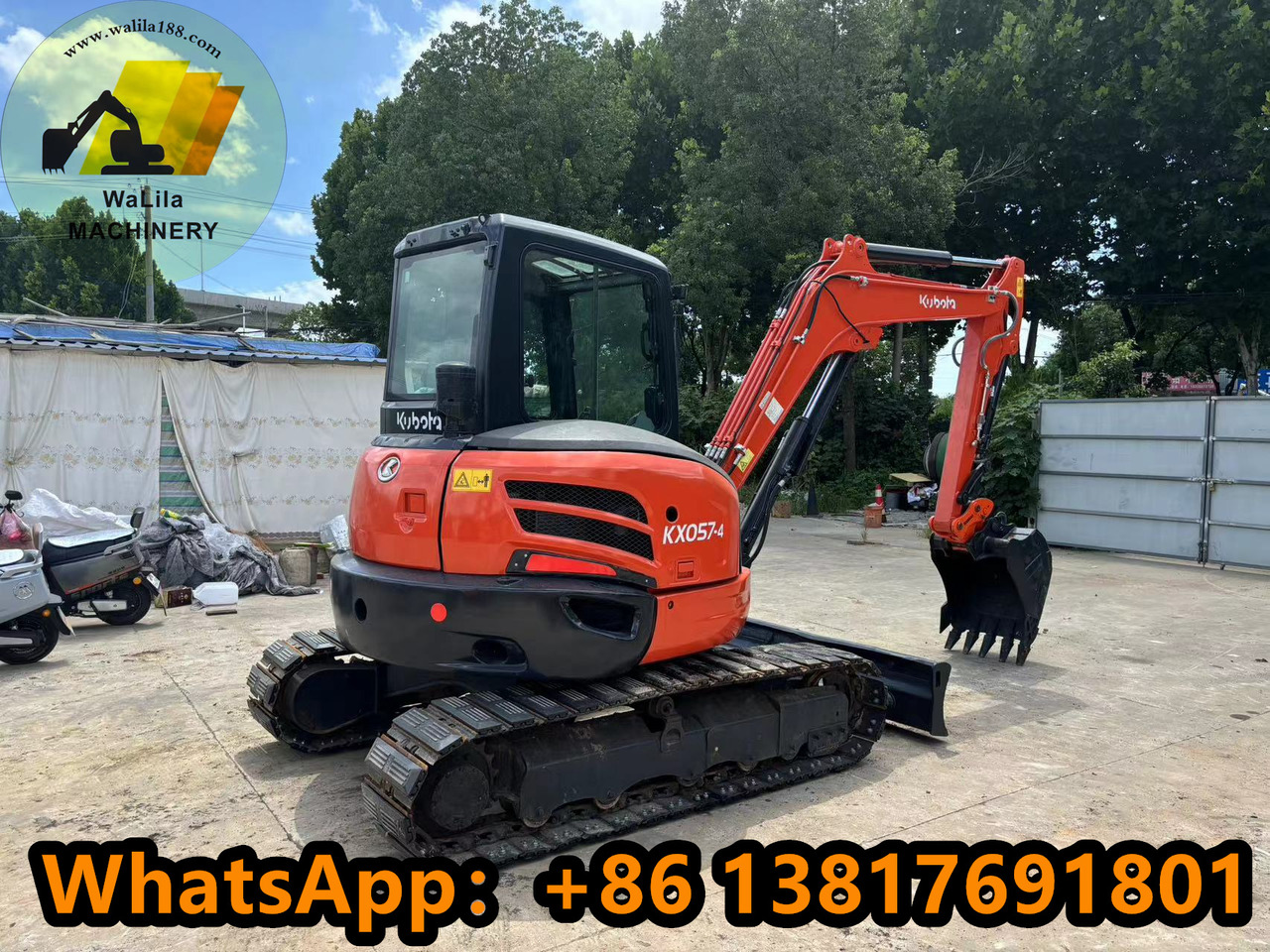 KUBOTA Kx057-4 - Mini escavadeira: foto 4 KUBOTA Kx057-4 - Mini escavadeira: foto 4