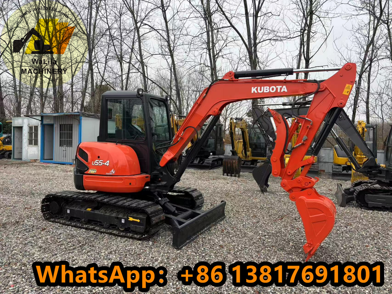 KUBOTA U55-4 - Mini escavadeira: foto 4 KUBOTA U55-4 - Mini escavadeira: foto 4