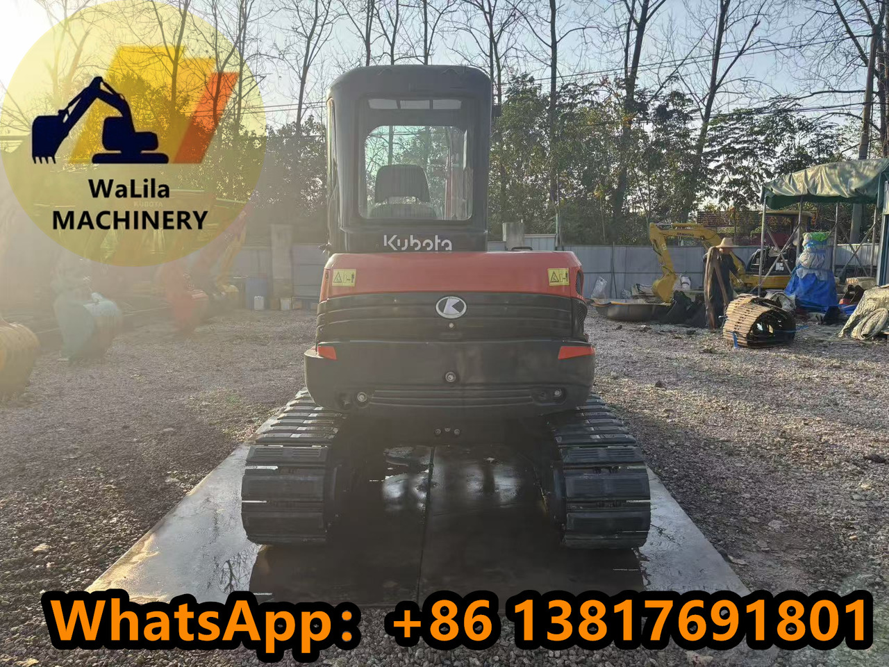 Mini escavadeira KUBOTA U55-4R: foto 6