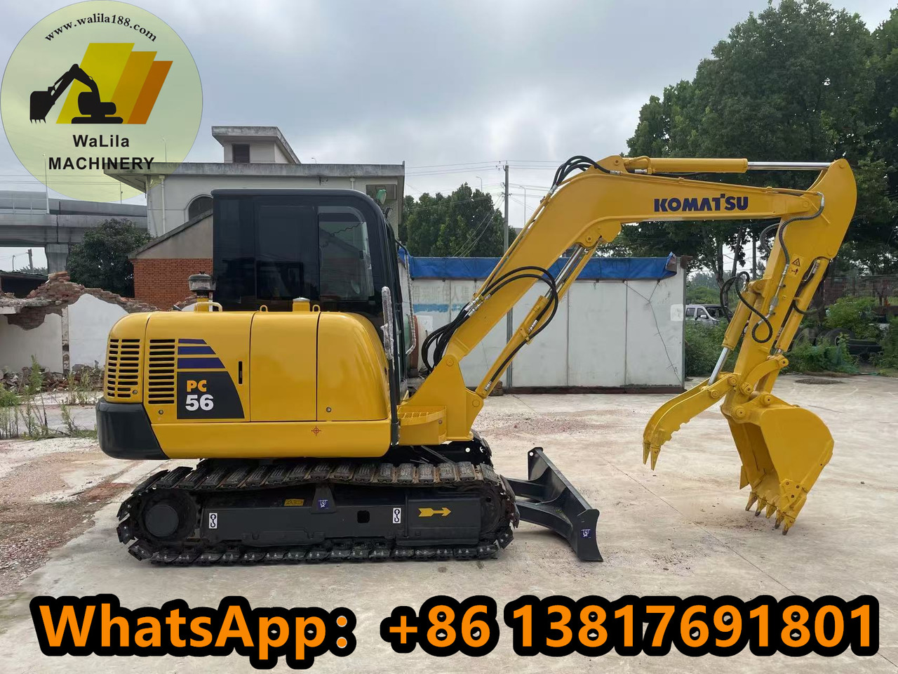 Komatsu PC 56-7 PC56-7 - Mini escavadeira: foto 1 Komatsu PC 56-7 PC56-7 - Mini escavadeira: foto 1