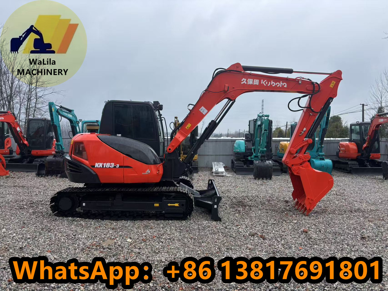 Kubota Kx183 - Mini escavadeira: foto 3 Kubota Kx183 - Mini escavadeira: foto 3