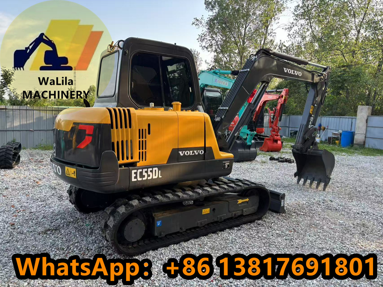 VOLVO EC55 Rubber track version - Mini escavadeira: foto 4 VOLVO EC55 Rubber track version - Mini escavadeira: foto 4