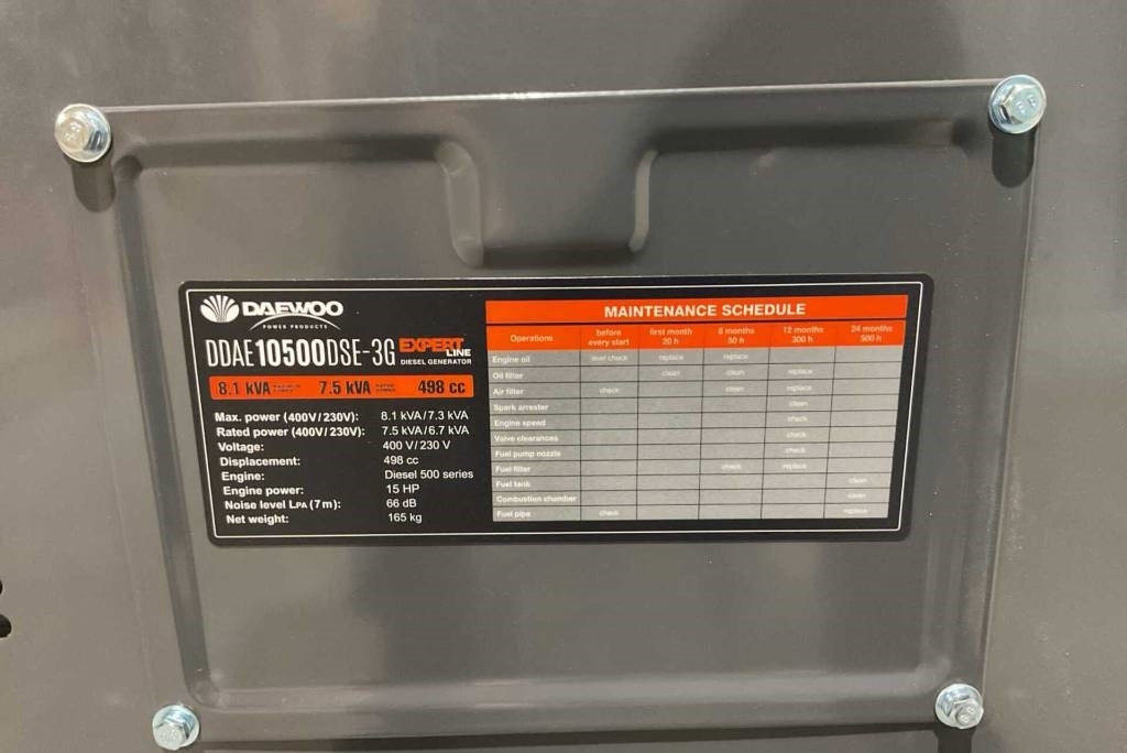 Daewoo DDAE10500DSE-3G  - Gerador elétrico: foto 3 Daewoo DDAE10500DSE-3G  - Gerador elétrico: foto 3