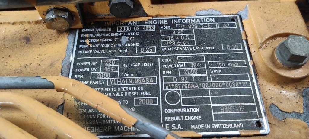 Liebherr D926 T-E - Motor de Máquina de construção: foto 4 Liebherr D926 T-E - Motor de Máquina de construção: foto 4