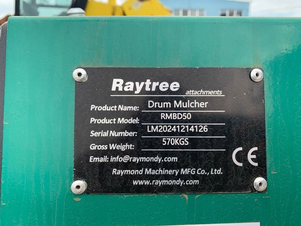 Raytree RMBD50 Mulcher - Triturador de martelos/ Destroçador: foto 5 Raytree RMBD50 Mulcher - Triturador de martelos/ Destroçador: foto 5