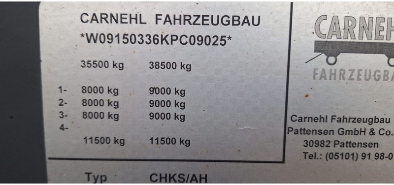 Carnehl CHKS AH - Semireboque basculante: foto 5 Carnehl CHKS AH - Semireboque basculante: foto 5