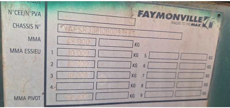 Semi-reboque plataforma/ Caixa aberta Faymonville Plattform SPZ-3AX: foto 7