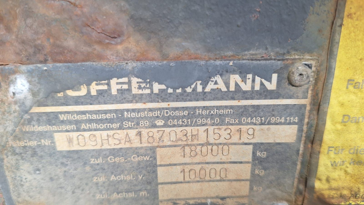 Hüffermann HSA 1870 Abrollanhänger - Reboque ampliroll/ Multibenne: foto 5 Hüffermann HSA 1870 Abrollanhänger - Reboque ampliroll/ Multibenne: foto 5