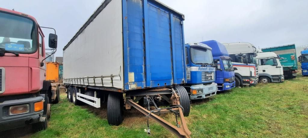Krone ADP 27 3 Achser Anhänger - Caminhão com lona: foto 1 Krone ADP 27 3 Achser Anhänger - Caminhão com lona: foto 1