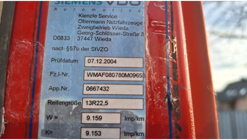 Caminhão polibenne MAN 26.272 K Abroller Blatt/Blatt 6x4: foto 10