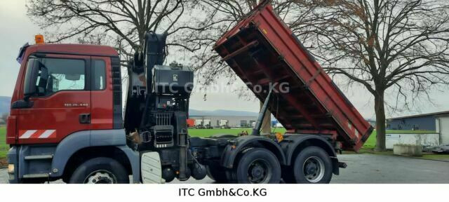 MAN 26.440TGS Kipper+Kran Meiller/Stahl - Caminhão basculante, Caminhão grua: foto 5 MAN 26.440TGS Kipper+Kran Meiller/Stahl - Caminhão basculante, Caminhão grua: foto 5