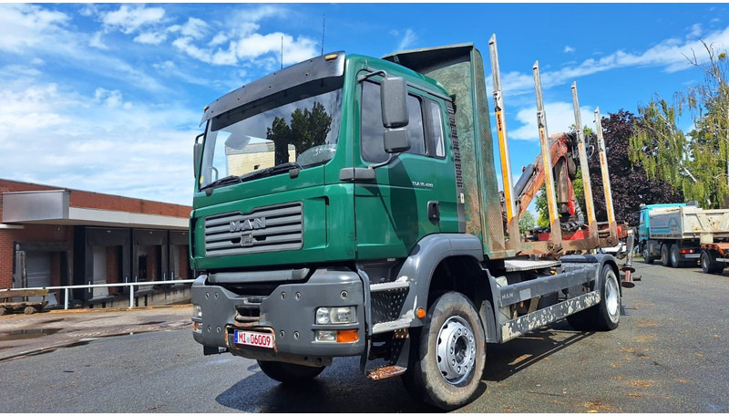 MAN TGA 18.480 Holz LKW - Caminhão florestal, Caminhão grua: foto 1 MAN TGA 18.480 Holz LKW - Caminhão florestal, Caminhão grua: foto 1