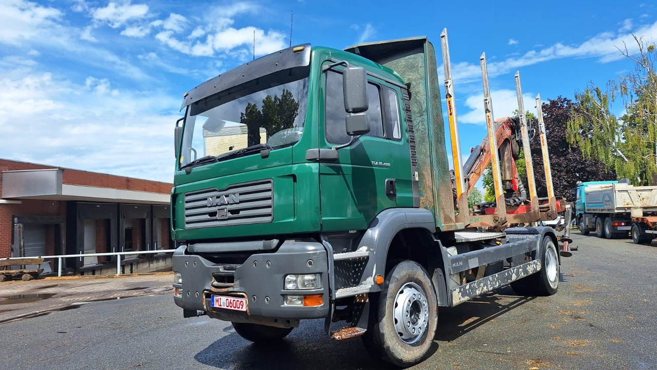 MAN TGA 18.480 Holz LKW - Caminhão florestal, Caminhão grua: foto 1 MAN TGA 18.480 Holz LKW - Caminhão florestal, Caminhão grua: foto 1