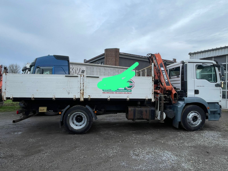 MAN TGM 18.240PS 4x2 3.S-Kipper mit Kran - Caminhão basculante, Caminhão grua: foto 2 MAN TGM 18.240PS 4x2 3.S-Kipper mit Kran - Caminhão basculante, Caminhão grua: foto 2